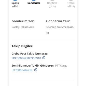 PTT Kargo PTT Hatalı Takip Numarası Ve İletişim Kurmadan Yurt Dışına Geri İade
