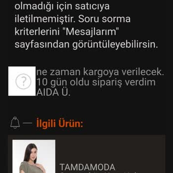 Trendyol Sipariş Kargoya Verilmiyor
