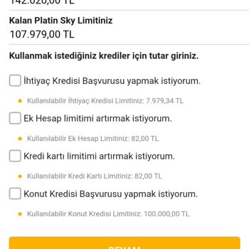 VakıfBank Sky Limiti Kullanamıyorum