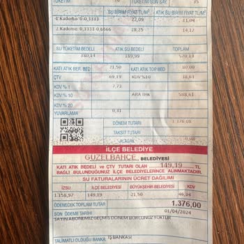 İzsu Su Faturası