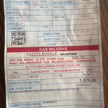 İzsu Su Faturası