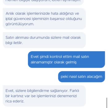 Obilet.com Koşulsuz İptal Başarısız