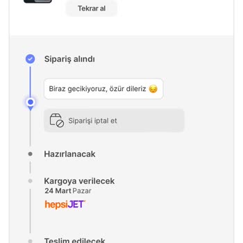 hepsiJET Hepsiburada Aynı Gün Teslimat Yalandan Başka Bir Şey Değil