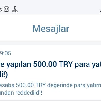 1xBet Yatırım Yaptım Reddedildi Para Gelmedi