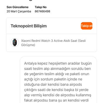 Hepsiburada Ücret Ödetmeye Çalışıyor