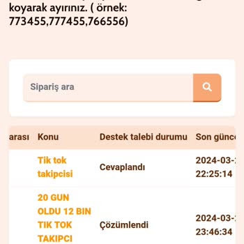 TikTok Tık Tok Takipçi