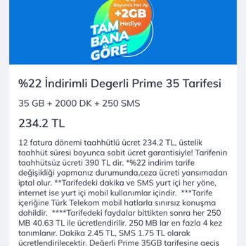 Türk Telekom Müşterilere Sunulan Tarife Arasındaki Afaki Fark