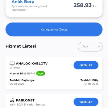 Kablo Net Fiyasko Müşteri Hizmetleri Dls Kesintisi