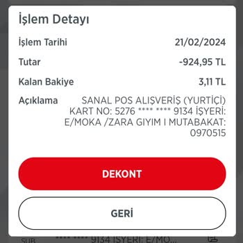 Zara Ödeme Tamamlanamadı Problemi
