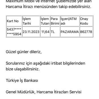 Pazarama Hatalı İşleme Ait İadeyi Yapmıyor