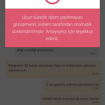 Dolap Ürünümü Kaybetti. Ürünün Değerini Bana Göndermiyor!