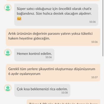 Dolap Ürünümü Kaybetti. Ürünün Değerini Bana Göndermiyor!