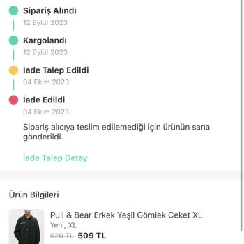 Dolap Ürünümü Kaybetti. Ürünün Değerini Bana Göndermiyor!