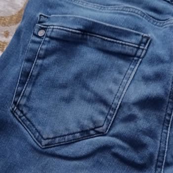 Mavi Pantolon Renk Atması