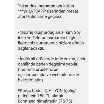 Aceso Butik İade Değişim Yapılmaması