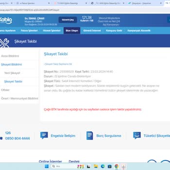 Kablo Net 1 Haftadır Modem Bekliyorum