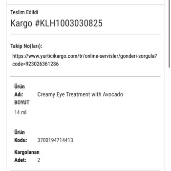 Kiehls Göz Kremi Yapısı Bozuldu