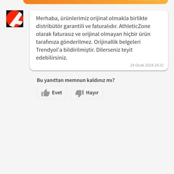 Athleticzone Mağazasından Aldığım Kusurlu Ürün