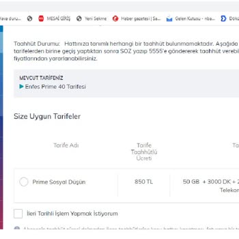 Türk Telekom Prime Müşteri Hizmetleri Abonelik İşlemleri İlgisizliği