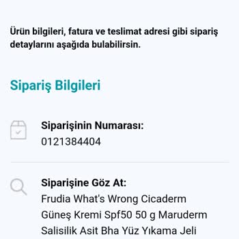 Watsons Tıkla Gelal Siparişimi Almadım Teslim Edildi Yazıyor, İade Yok