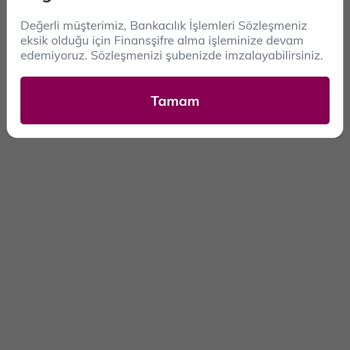 QNB Finansbank Finans Şifre Alamıyorum
