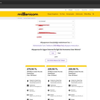 Millenicom Başvuru Yaparken Ki İle Faturadaki Tutar Farklı