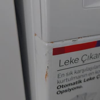 Bosch Çamaşır Makinesi Ön Sac Paslanması