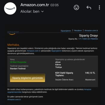 Amazon Siparişim Ödeme Alındığı Halde Görünmüyor