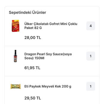 Migros Sanal Market Alışveriş Mağduriyeti