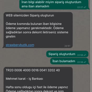 Strawbery Wear Müşteri Memnuniyetsizliği Ve Mağduriyet İfadesi