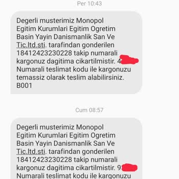 Sürat Kargo Afyonkarahisar Yeşil Yol Şube İşini Yapmıyor