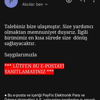 Payfix Bloke Mi Kaldırma Ma Yardımcı Olmuyor.