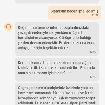 Trendyol Milla Sipariş İptali