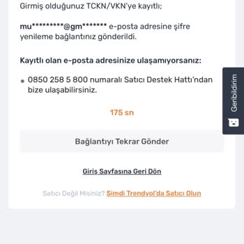 Trendyol Hesabımı İşten Çoktan Çalışanımdan Alamıyorum