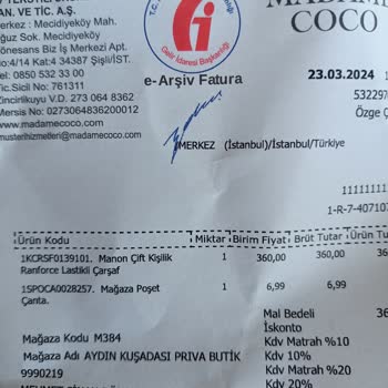 Madame Coco Yanıltıcı Bilgi Kalitesiz Ürün Sattı