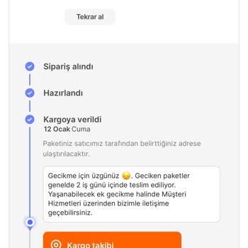 Kelebek Mobilyanın 1 Ay Geciken Teslimatı Hala Yapamaması.