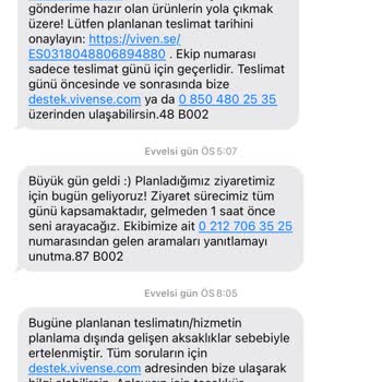 Vivense Teslimat Beklerken Zaman Kaybı Yaşadım!