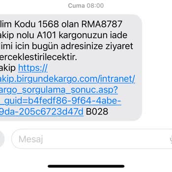 Bir Günde Kargo Telefonları Açmıyor, Maillere Bakmıyor.