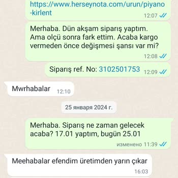 Herşey Nota Ne Ürün Ne Ödeme... 2 Ay Geçti