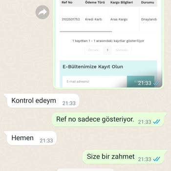 Herşey Nota Ne Ürün Ne Ödeme... 2 Ay Geçti