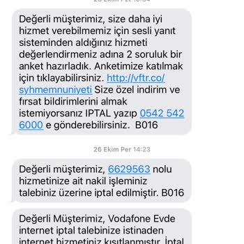 Vodafone Net Hukuksal Mağduriyet Yaşıyoruz Çözün Şu Sorunu Artık