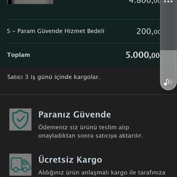Sahibinden Param Güvende İle Alışveriş Yaptım Ama Param Yok