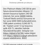 Turkcell Yine Aynı, Tarifeyi Değiştirmedi Faturaya 840 TL Yansıdı