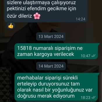 Qafiye Prive 1 Aydır Ulaşamayan Sipariş