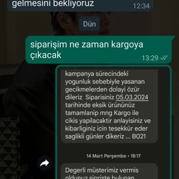 Qafiye Prive 1 Aydır Ulaşamayan Sipariş
