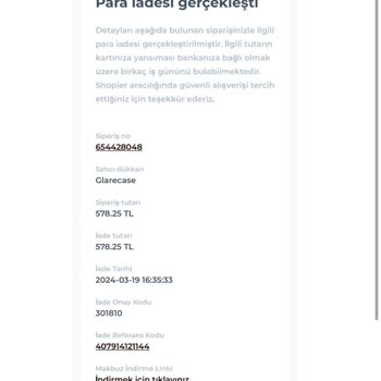 Shopier Para İade Mağduriyeti!