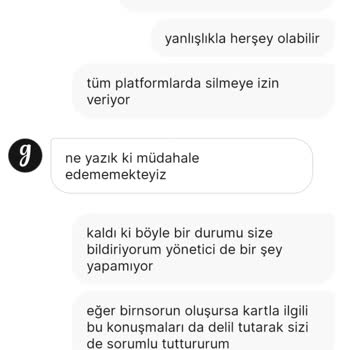 Gardrops Mesajların Silinememesi Ve Önemli Bir Durumda Müdahale Etmemesi