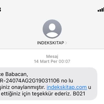 İndeks Kitap Ürünlerimi Göndermiyor Telefonu Açmıyor