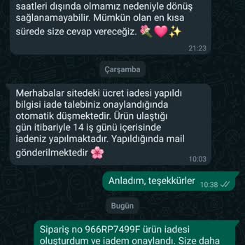 Mocatrend İade Yapmıyor Sadece Oyalıyor!