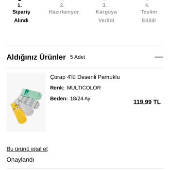 Koton İnternet Mağazası 3 Gündür Siparişimi Hazırlamıyor Kargolamıyor